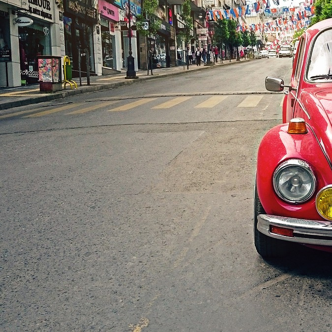used car exterior urban